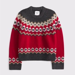 Abercrombie & Fitch Madeline Fairisle Crew Sweater